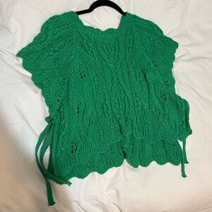 Zara green sweater top